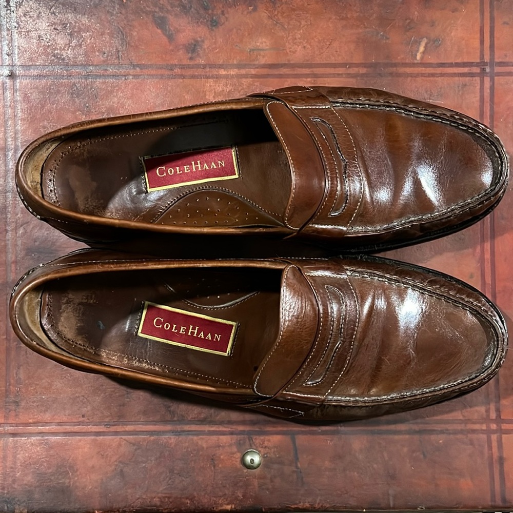Vintage Cole Haan Leather Penny Loafers